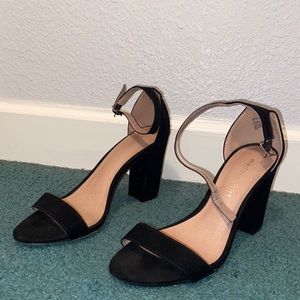 Simple black heels